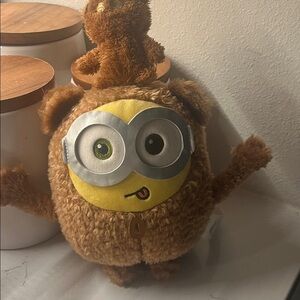 Minion Plush Toy with Silver Goggles